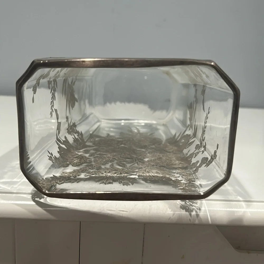 Vintage silver overlay vase - Picture 5 of 5